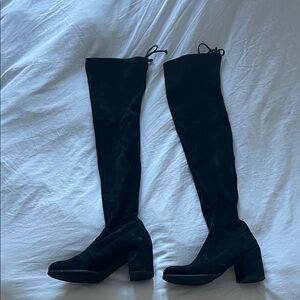 Stuart Weitzman Black Over-the-Knee Boots